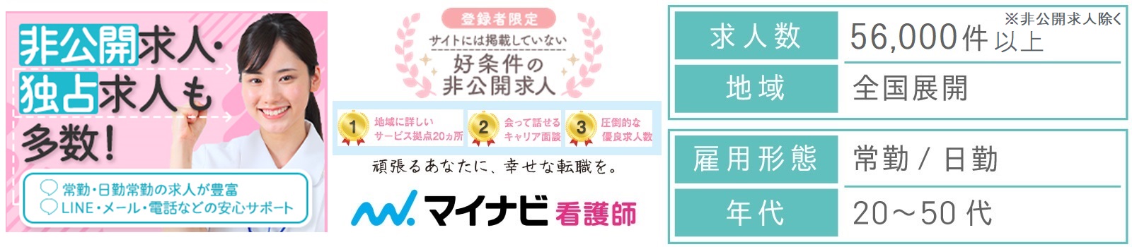 看護師転職サイトランキング３位